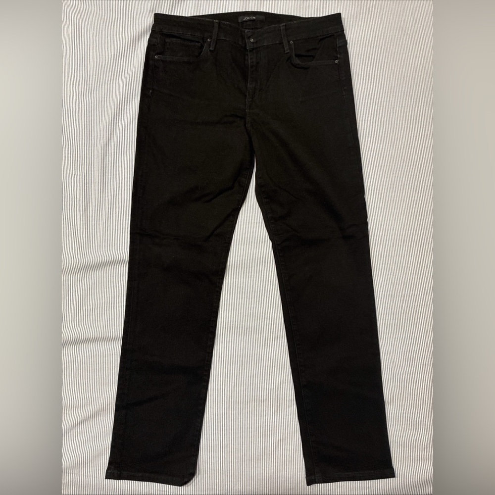 Joe's Jeans Womens 33 Black Mid-Rise Greeley Jeans Stretch